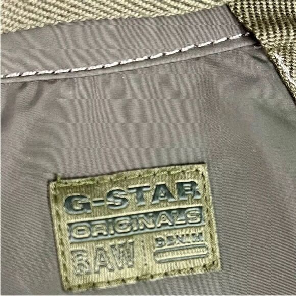 Like new G-Star Raw Utility HB Tape Trench in Combat Green size medium - Picture 10 of 13